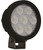 4" Round Utility Market Black 7 3W Red LEDs 40° Wide | VMS9119021