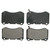 QuickStop Front Disc Brake Pad Set Semi-Metallic | WAGZX1049