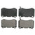 QuickStop Front Disc Brake Pad Set Semi-Metallic | WAGZX1049