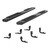 6" x 85" Black Aluminum Oval Side Bars, Select Dodge, Ram 1500, 2500, 3500 | AOR4445044