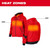 M12 Heated Hoodie Red - 3X | MET306R-203X