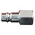 1/4" FNPT Highflowpro™ V-Style/European Interchange Steel Air Plug Fitting | MLTS-761-1