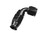 -04 AN 90° PTFE Reusable Hose End - Black | RHP1290-04-2