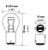 2057 Standard Series Incandescent Miniature Light Bulb - Qty 1 Bulb | HEL2057