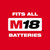 M18 FUEL 1/2" High Torque Impact Wrench w/ Friction Ring REDLITHIUM FORGE Kit | MET2967-21F