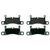 ThermoQuiet Rear Disc Brake Pad Set Semi-Metallic | WAGMX1453