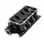 Black Ford 351W (9.5" Deck) Ford Hi-Ram Intake Manifold With 105MM LS Throttle Body Flange Top. | HOL300-242BK