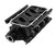 Black Ford 351W (9.5" Deck) Ford Hi-Ram Intake Manifold With 105MM LS Throttle Body Flange Top. | HOL300-242BK