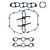Engine Intake Manifold Gasket Set | 557MS 96454-1
