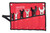 Double-Ended aluminum AN wrench- complete set -04 to AN -16 - Red & Black | RHP5468-1
