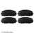 Premium Disc Brake Pad Set | BEC089-1744