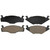 QuickStop Front Disc Brake Pad Set Ceramic | WAGZD280