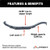 Replacement Slipper Leaf Spring - 5,000 lb. 5-Leaf, 2.5, 30.5 (72-80) | LCI176326