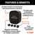 Tire Linc Auto Advanced TPMS Tire Pressure Monitoring System for Trailers and RVs | LCI57009