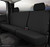 SP80 Series - Seat Protector Poly-Cotton Custom Fit Rear Seat Cover - Black, with Super Grip fastening system for easy installation and commercial grade poly-cotton material. | 947SP82-52 BLACK