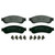 SevereDuty Rear Disc Brake Pad Set | WAGSX1334A