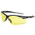 Premium Protective Eyewear with Black Frame and Amber Lens | JAC50002