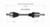 Mercedes-Benz CV Axle Assembly  - Front Right | GSPNCV48053