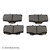 Premium Disc Brake Pad Set | BEC089-1641