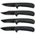 4 pk. Assisted Open Pocket Knife Set | WILW9379