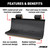 Seat Defender 58" x 63" Removable Waterproof Black XL Bench Seat Cover | AOR3147-09