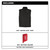 M12 Heated AXIS Vest - Black - L | METM300B-20L