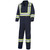 Hi-Vis Poly/Cotton Safety Coveralls - Zipper Closure - Navy - 50 | SWXV2020680-50