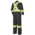 FR-Tech® Hi-Vis 88/12 7 oz FR/ARC-Rated Safety Coveralls - Zipper Closure - Black - 40 - Tall | SWXV254047T-40
