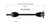 96-00 Toyota RAV4 (2.0) CV Axle Assembly  - Rear Right | GSPNCV69450