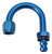 6AN Twist-Lok 180 Degree 1" Radius Hose End With Blue Finish | RUS624340