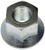 Flanged Flat Face Wheel Lug Nut 5/8-18, 1-1/8" Hex | DOR611-057.1