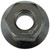 Flanged Flat Face Wheel Lug Nut 5/8-18, 1-1/8" Hex | DOR611-057.1