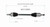 Chrysler, Dodge (3.6 - AWD/RWD) CV Axle Assembly  - Rear | GSPNCV12063