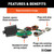 Custom Wiring Harness, 4-Way Flat, Select Hyundai, Kia, Tow Package Needed | CRT56420