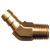 Brass 45º Elbow Hose Barb 3/8 X 3/8 Male NPT | 027140-6C