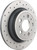 Premium UV Coated Rear Xtra Cross Drilled Rear Disc Brake Rotor | BBB08.7765.1X