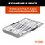 44" x 35" Black Steel Roof Rack Cargo Carrier | CRT18123