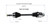 03-06 Mitsubishi Outlander (AWD) CV Axle Assembly  - Front Left | GSPNCV51546