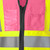 Women's Hi-Vis Tricot Poly Interlock Safety Vest - Zipper Closure - Pink | SWXV1021840