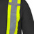 Hi-Vis Bird's-Eye Long-Sleeved Safety Shirt - Black | SWXV1051270