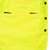 Hi-Vis 150D Poly Twill Surveyor's Safety Vest - Snap Closure - Hi-Vis Yellow/Green | SWXV1010140