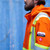 Hi-Vis FR Heavyweight Cotton Safety Hoodie - Zipper Closure - Hi-Vis Orange | SWXV2570450