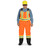 Hi-Vis Quilted Safety Overalls - 100% Waterproof - Hi-Vis Orange | SWXV1120651