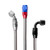 -12- Non-Carbon Lined PTFE Hose - Stainless Steel Cover - 10 feet | RHP304-12-10