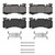 QuickStop Disc Brake Pad Set Ceramic | WAGZD2521