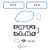 Engine Intake Manifold Gasket Set | 557MS 98002 T