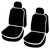 LeatherLite™ Custom Seat Cover; Bench Seat; Solid Black; | 947SL601 BLK/BLK