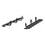 RidgeStep 6-1/2" x 85" Black Steel Running Boards, Select Ram 1500 to 5500 | AOR2055515