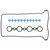 Engine Valve Cover Gasket Set | 557VS 50549 R
