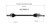 Subaru CV Axle Assembly  - Front | GSPNCV66512